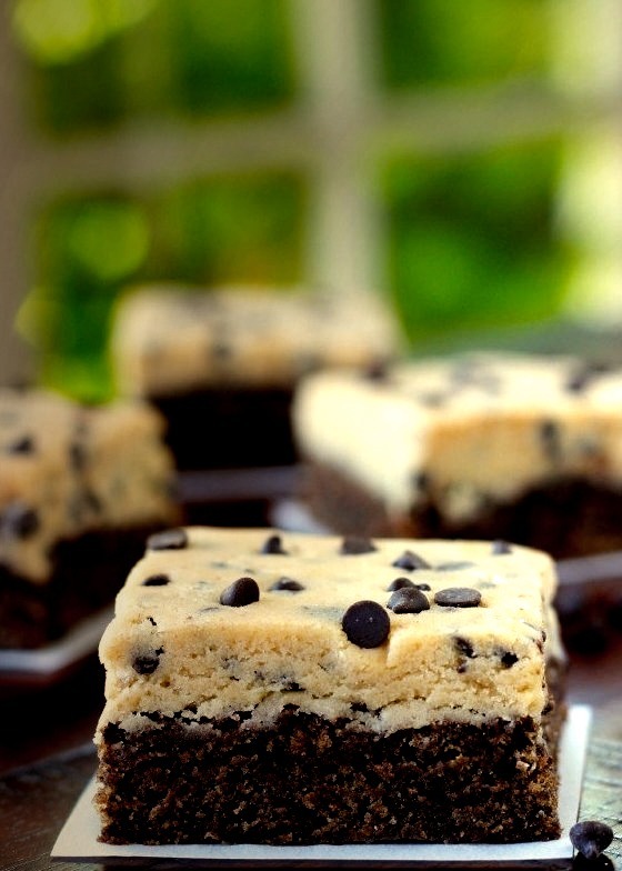 cookie dough brownie bars.