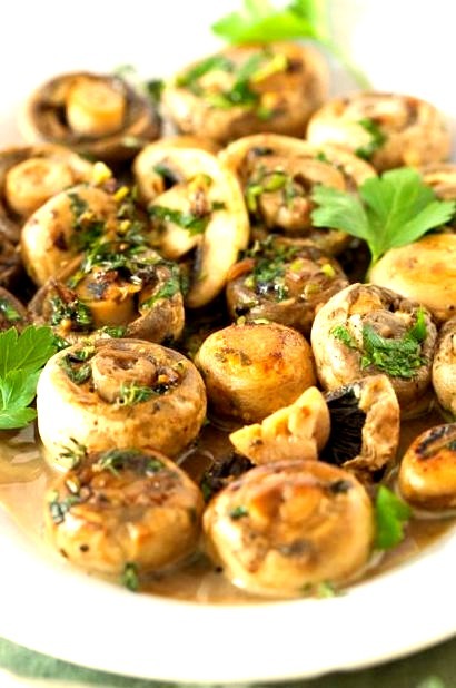 Mushrooms with Garlic & Parsley