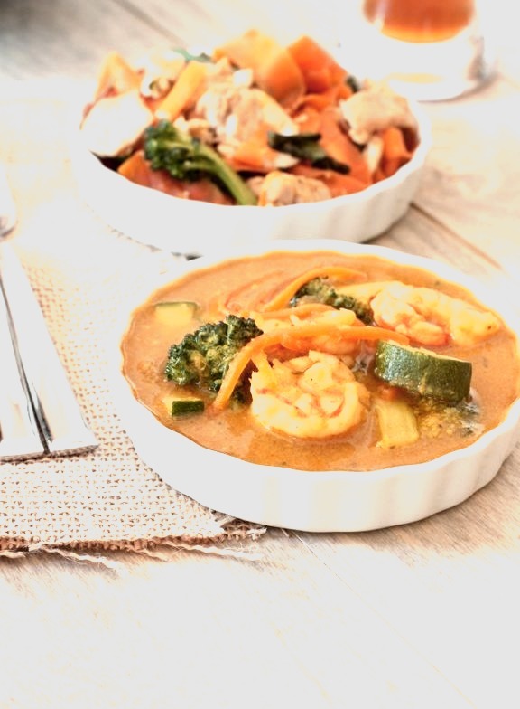Thai Yellow Curry with Prawns