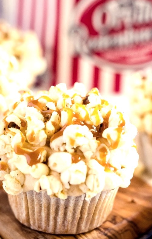 Caramel & Popcorn Cupcakes A Cookie Named Desire